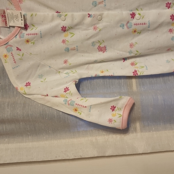 Carter's Little Girl's Footed Pajamas - Picture 7 of 9